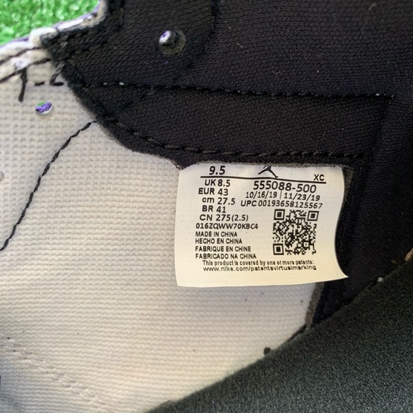 -Edm- 🟣Air Jordan 1 High ‘Court Purple’ (Sz 9.5) - Picture 8 of 10